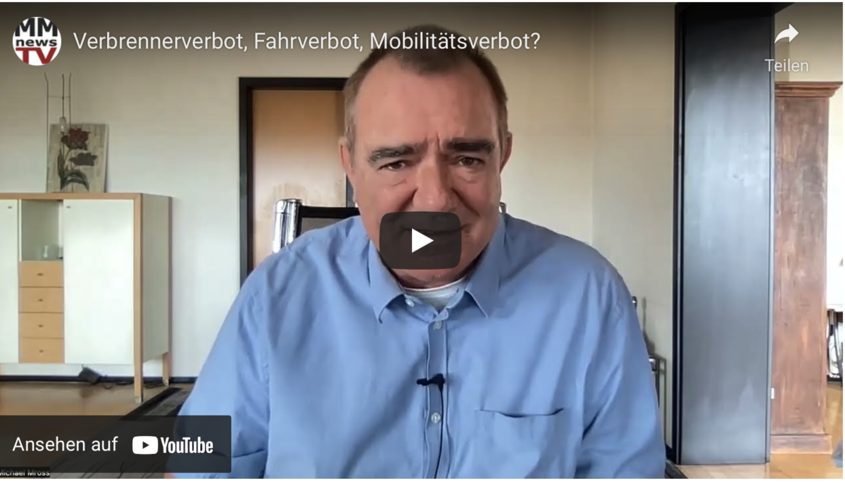 Verbrennerverbot, Fahrverbot, Mobilitätsverbot?