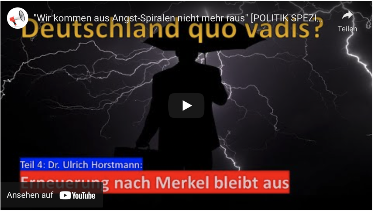 „Wir kommen aus Angst-Spiralen nicht mehr raus“!