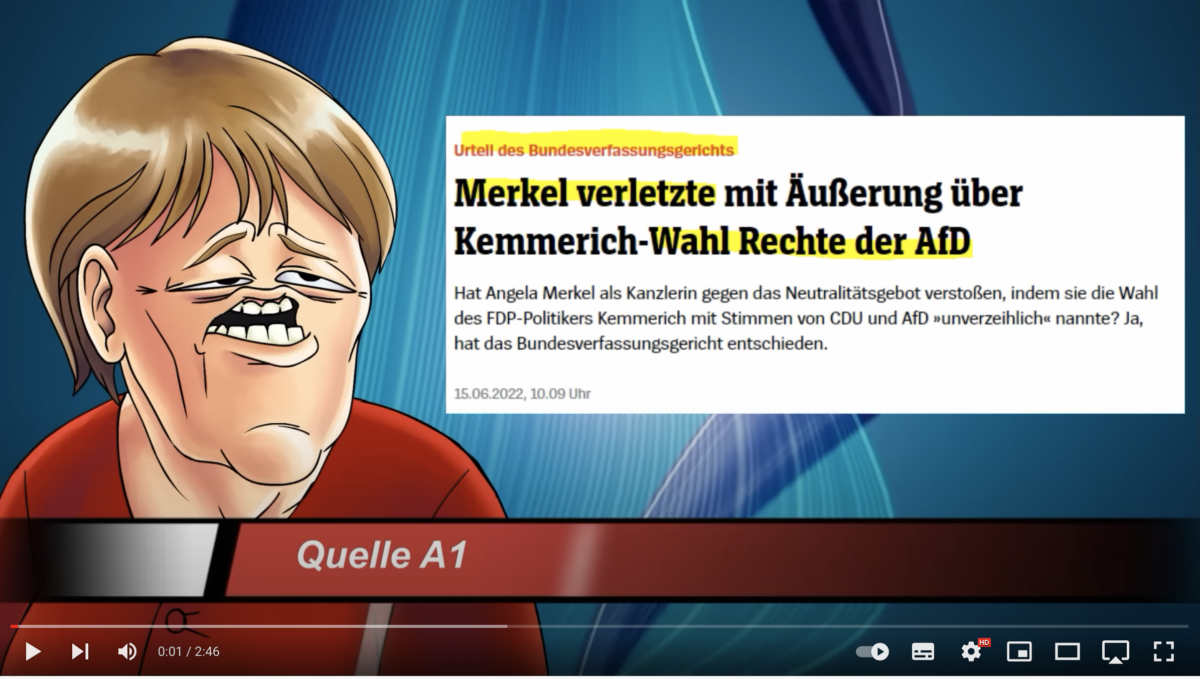 Angela Merkel wird schuldig gesprochen und kommt trotzdem vor Lachen nicht in den Schlaf!