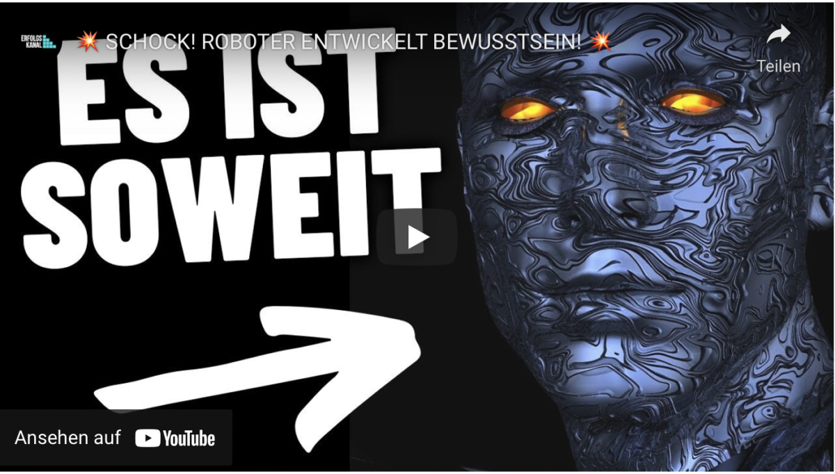 SCHOCK! Es ist soweit! ROBOTER ENTWICKELT BEWUSSTSEIN!