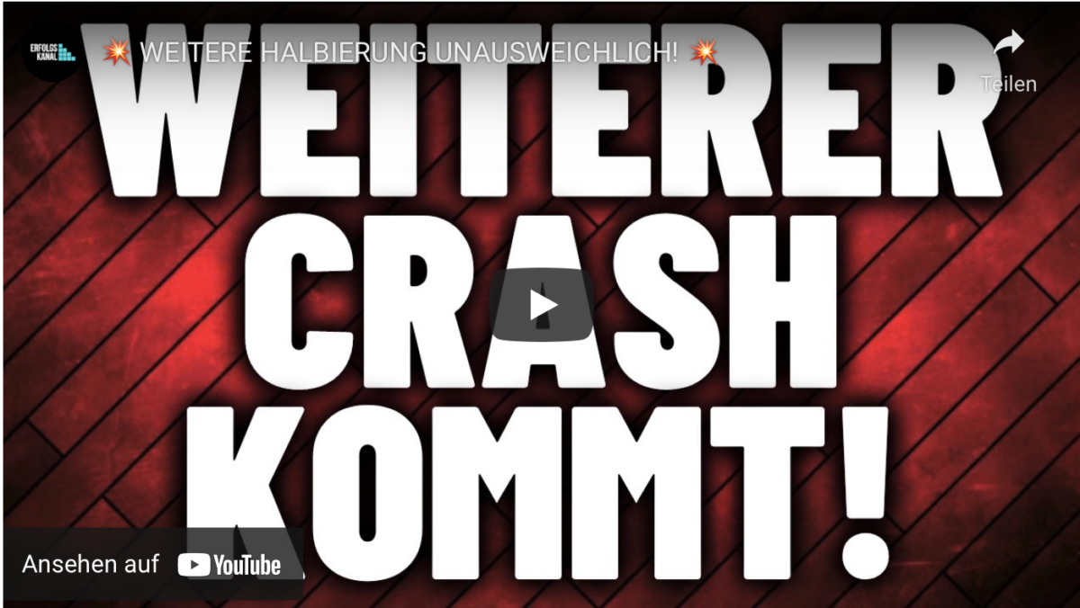 WEITERE HALBIERUNG UNAUSWEICHLICH!
