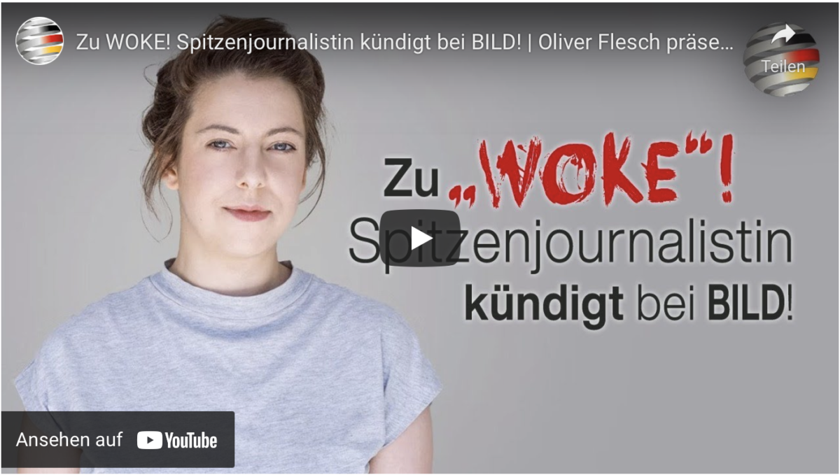 Zu WOKE! Spitzenjournalistin kündigt bei BILD! – Irrenhaus Deutschland!
