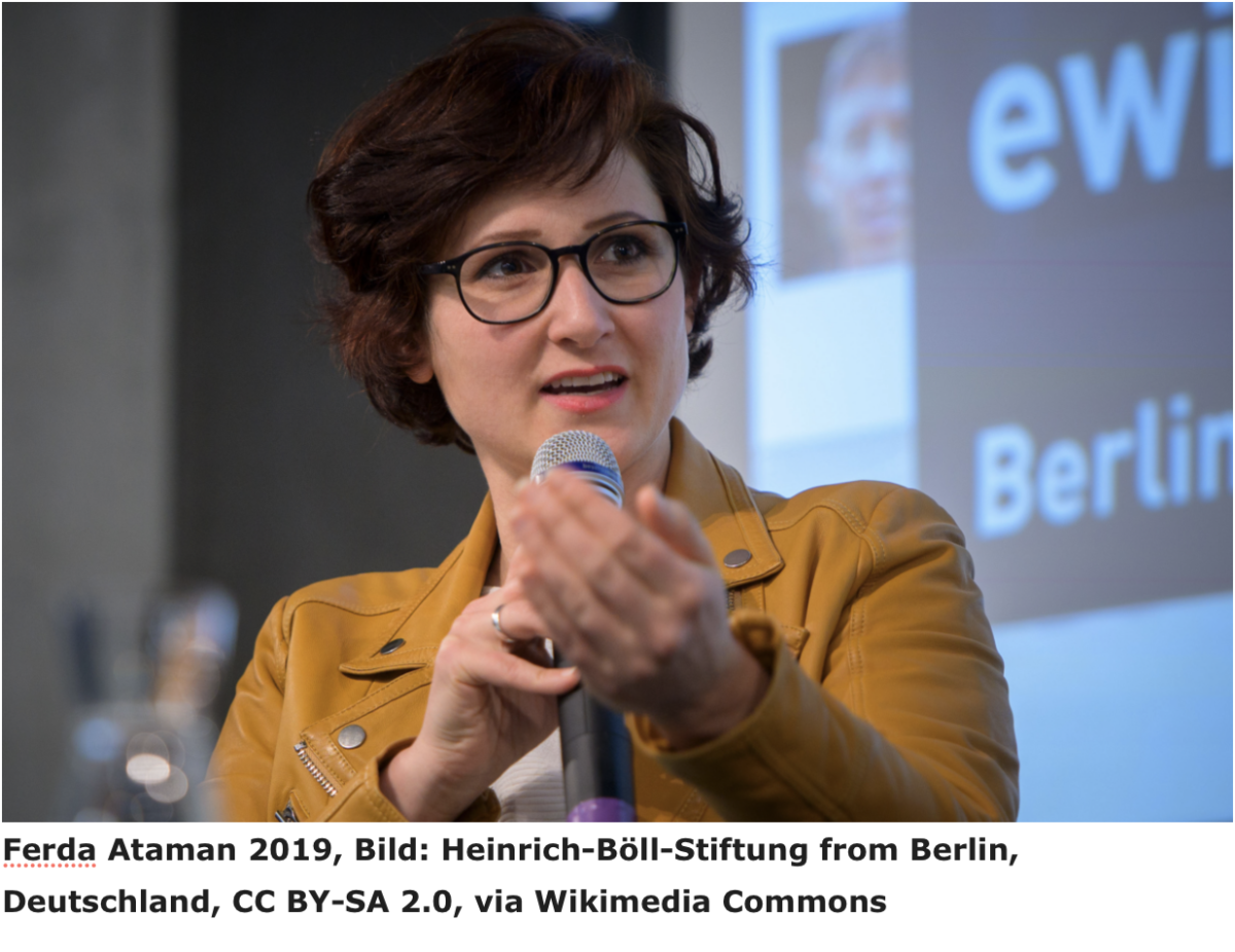 Frau Ferda Ataman: Geschickte Agitatorin und Propagandistin!