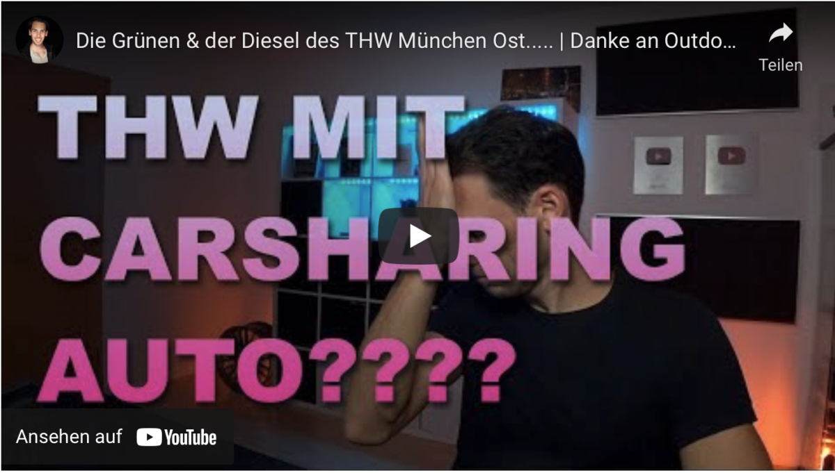 Die Grünen & der Diesel des THW München Ost…..!