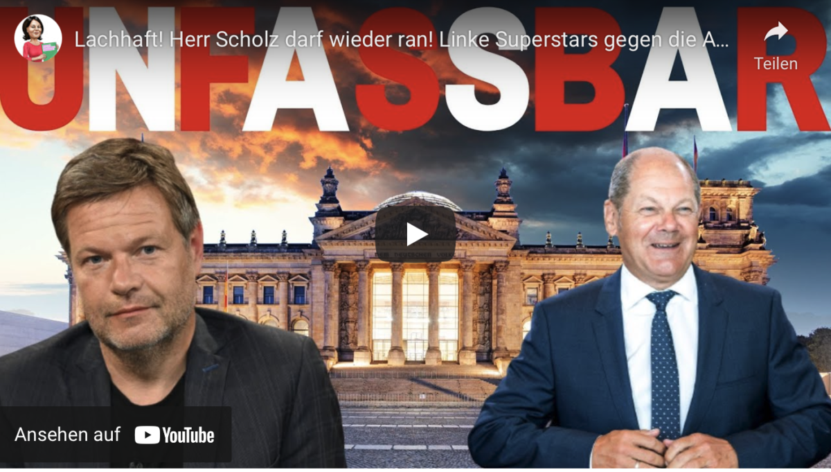 Lachhaft! Herr Scholz darf wieder ran! Linke Superstars gegen die AfD!