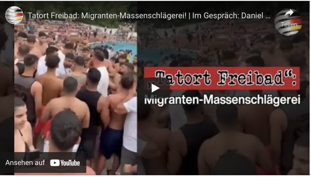 Tatort Freibad: Migranten-Massenschlägerei!