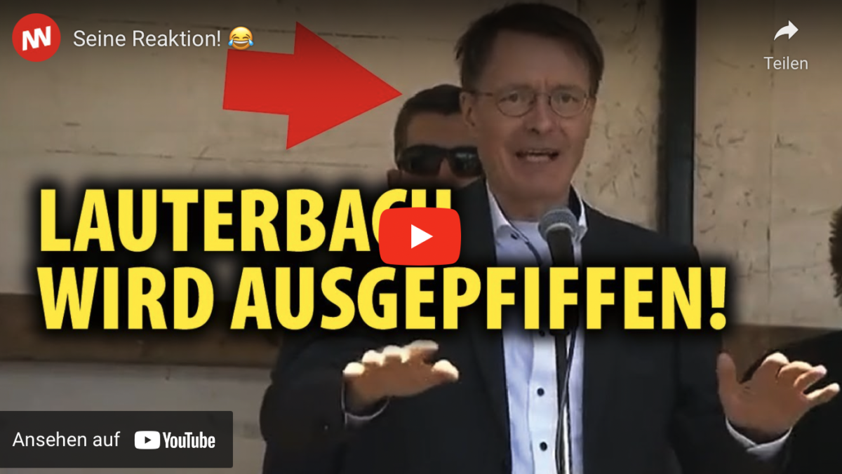Lauterbach wird ausgepfiffen! Seine Reaktion!