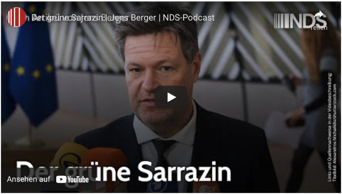 Der grüne Sarrazin!