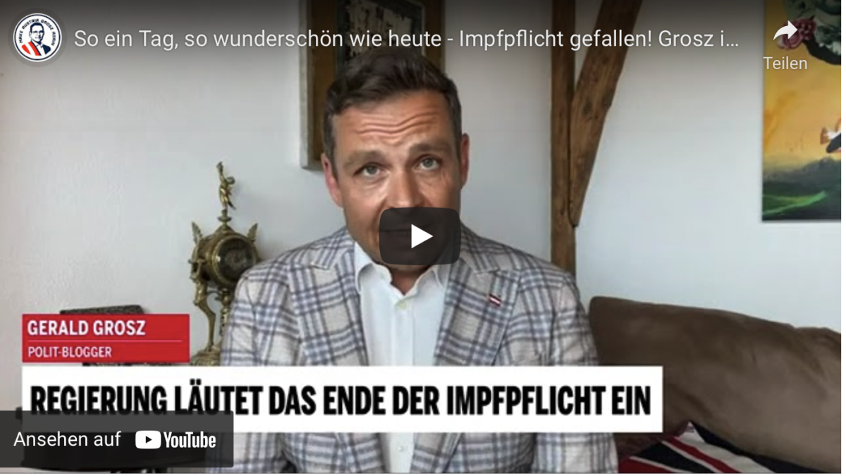 So ein Tag, so wunderschön wie heute – Impfpflicht gefallen!