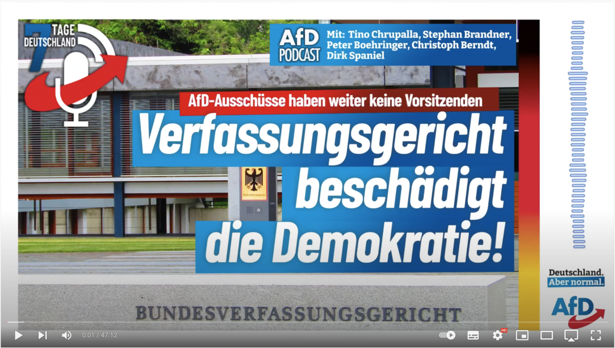Verfassungsgericht beschädigt Demokratie