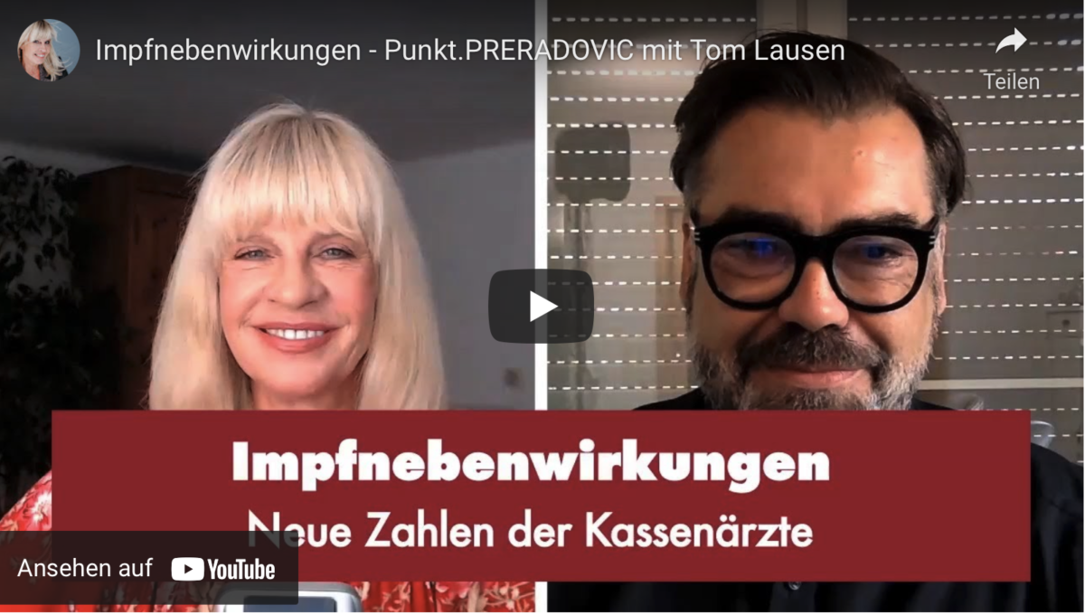 Impfnebenwirkungen: Neue Zahlen der Kassenärzte! – Punkt.PRERADOVIC!