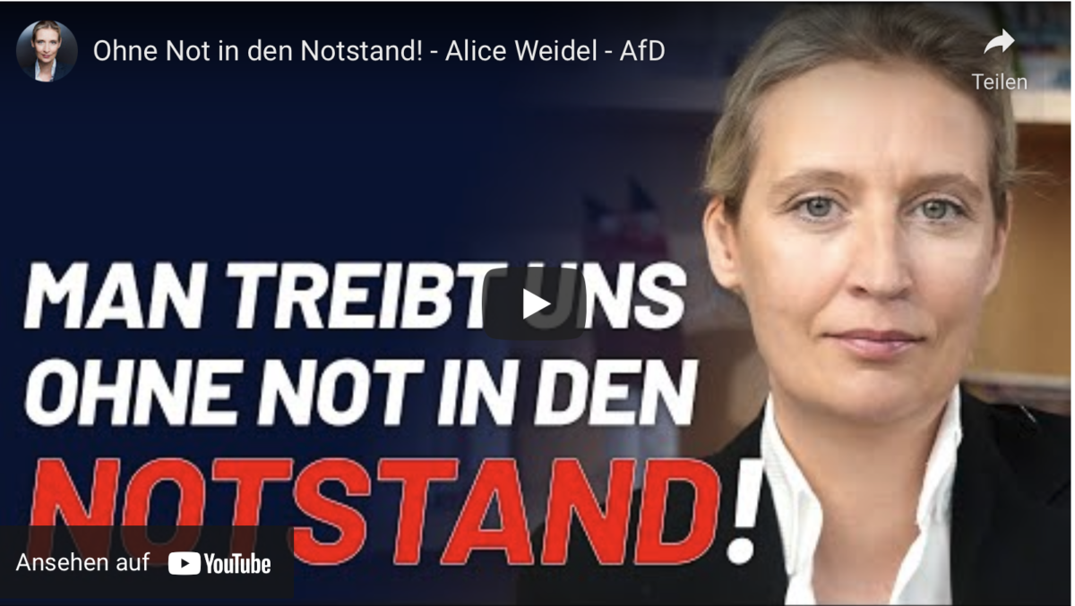 Ohne Not in den Notstand!