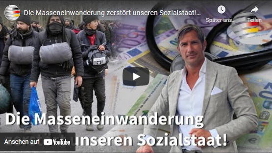 Die Masseneinwanderung zerstört unseren Sozialstaat!