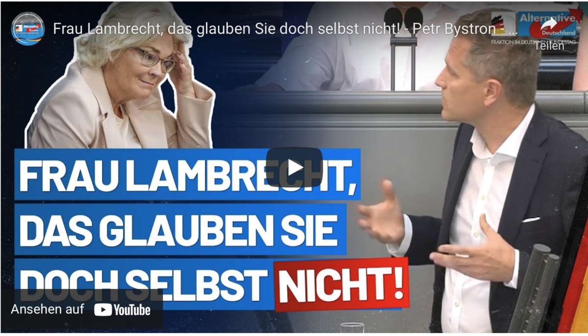 Frau Lambrecht, das glauben Sie doch selbst nicht!