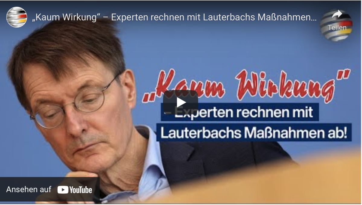 „Kaum Wirkung“ – Experten rechnen mit Lauterbachs Maßnahmen ab!