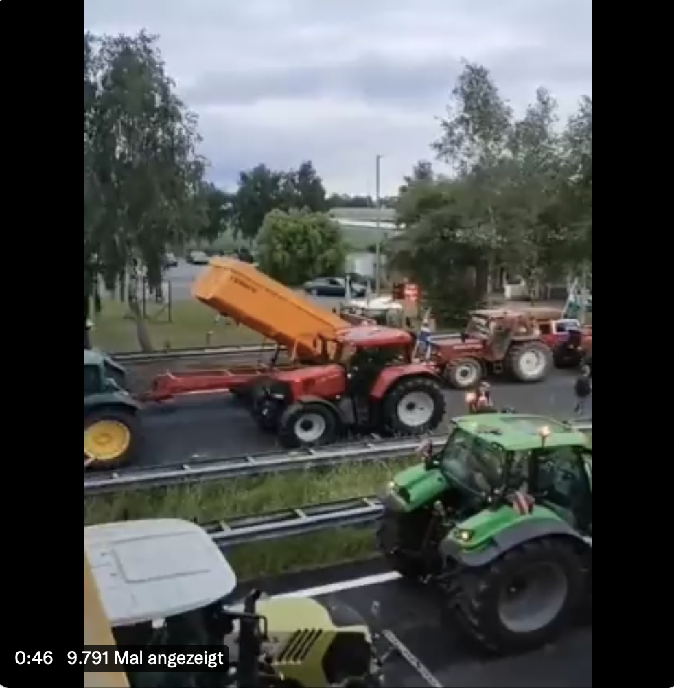 Bauernkrieg in Holland, weil Höfe aus Umweltgründen geschlossen werden sollen! #boerenprotest
