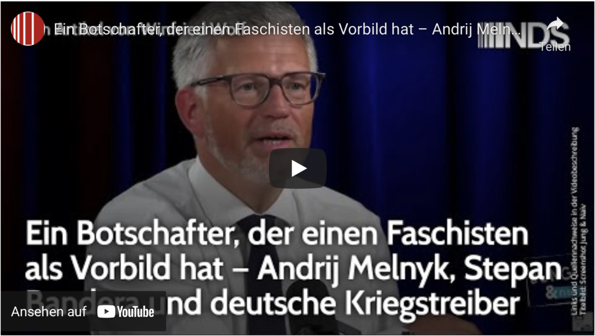 Ein Botschafter, der einen Faschisten als Vorbild hat!