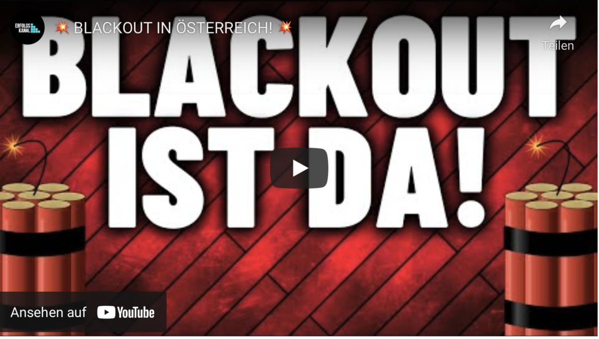 BLACKOUT IN ÖSTERREICH!