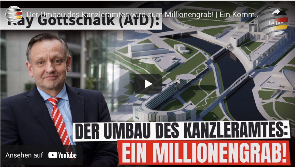 Der Umbau des Kanzleramtes wird zum Millionengrab!