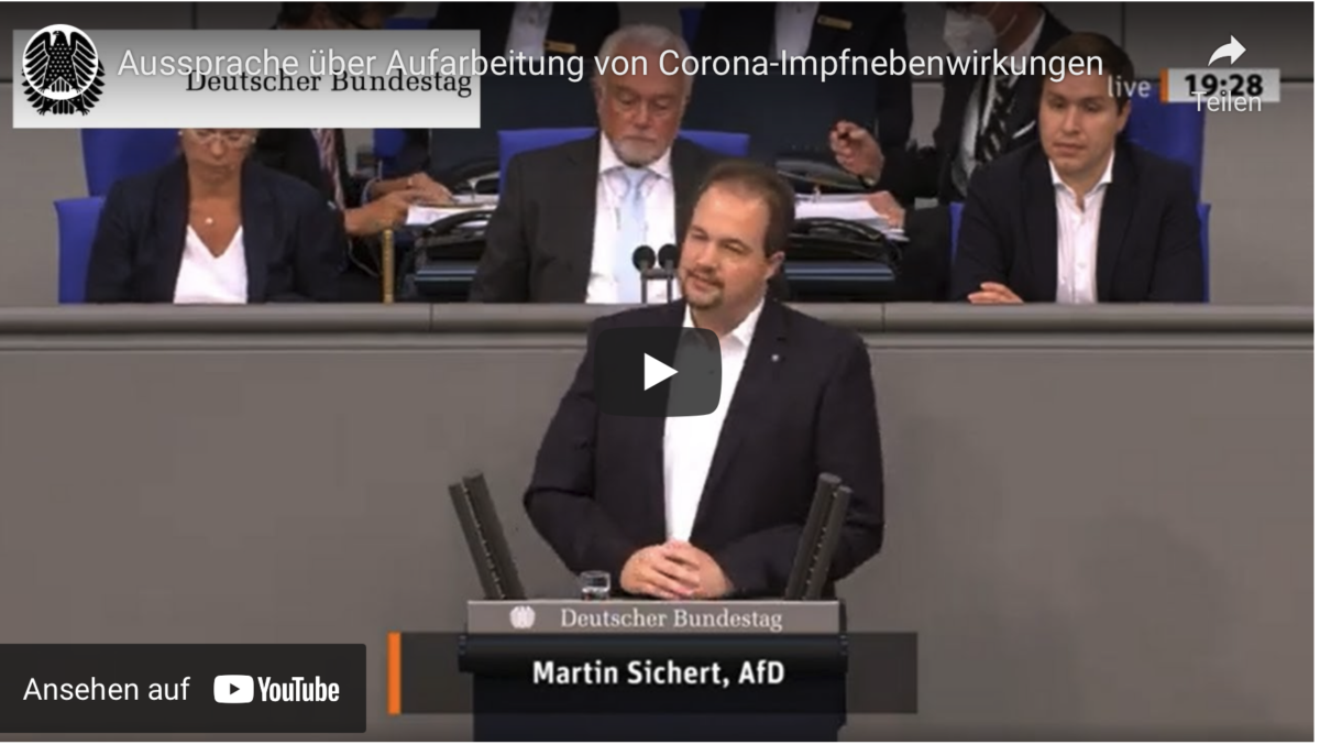 Aussprache über Aufarbeitung von Corona-Impfnebenwirkungen!