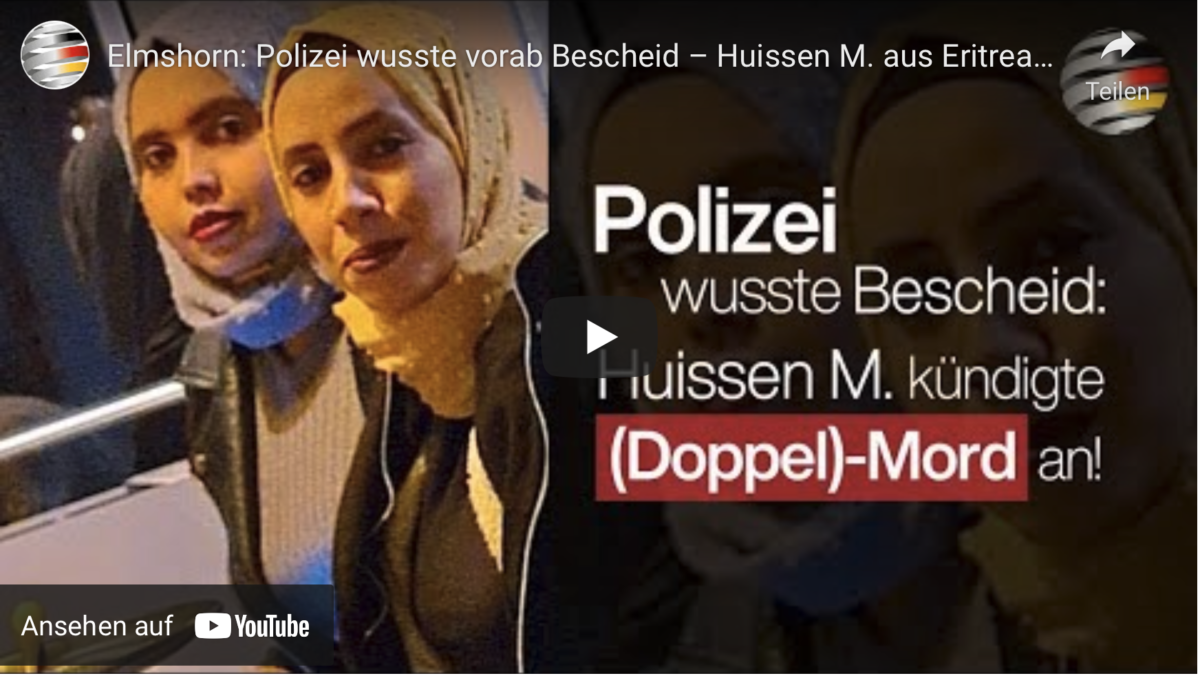 Elmshorn: Polizei wusste vorab Bescheid – Huissen M. aus Eritrea kündigte (Doppel)mord an!