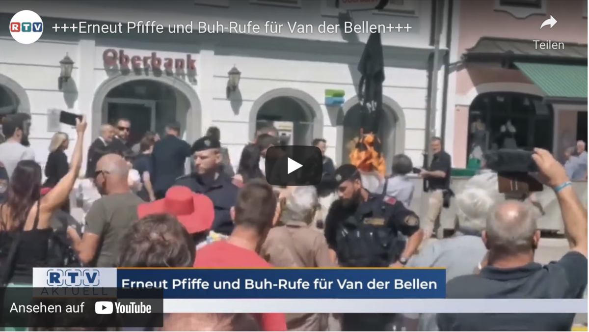 +++Erneut Pfiffe und Buh-Rufe für Van der Bellen+++