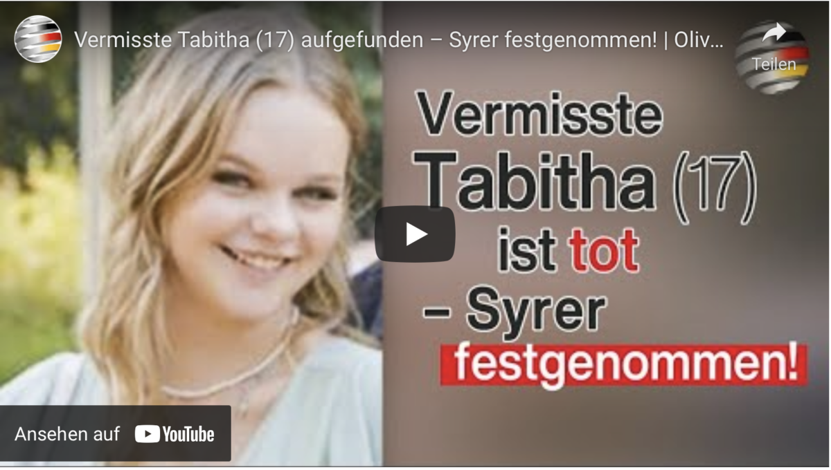 Vermisste Tabitha (17) aufgefunden – Syrer festgenommen!