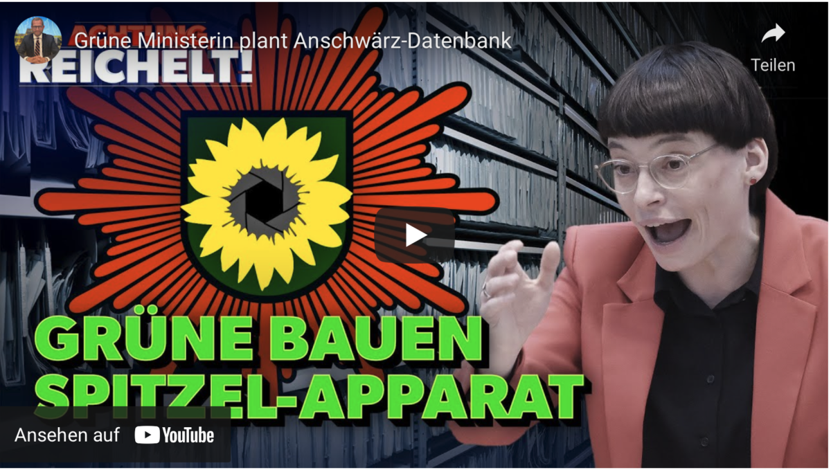 Grüne Ministerin plant Anschwärz-Datenbank!