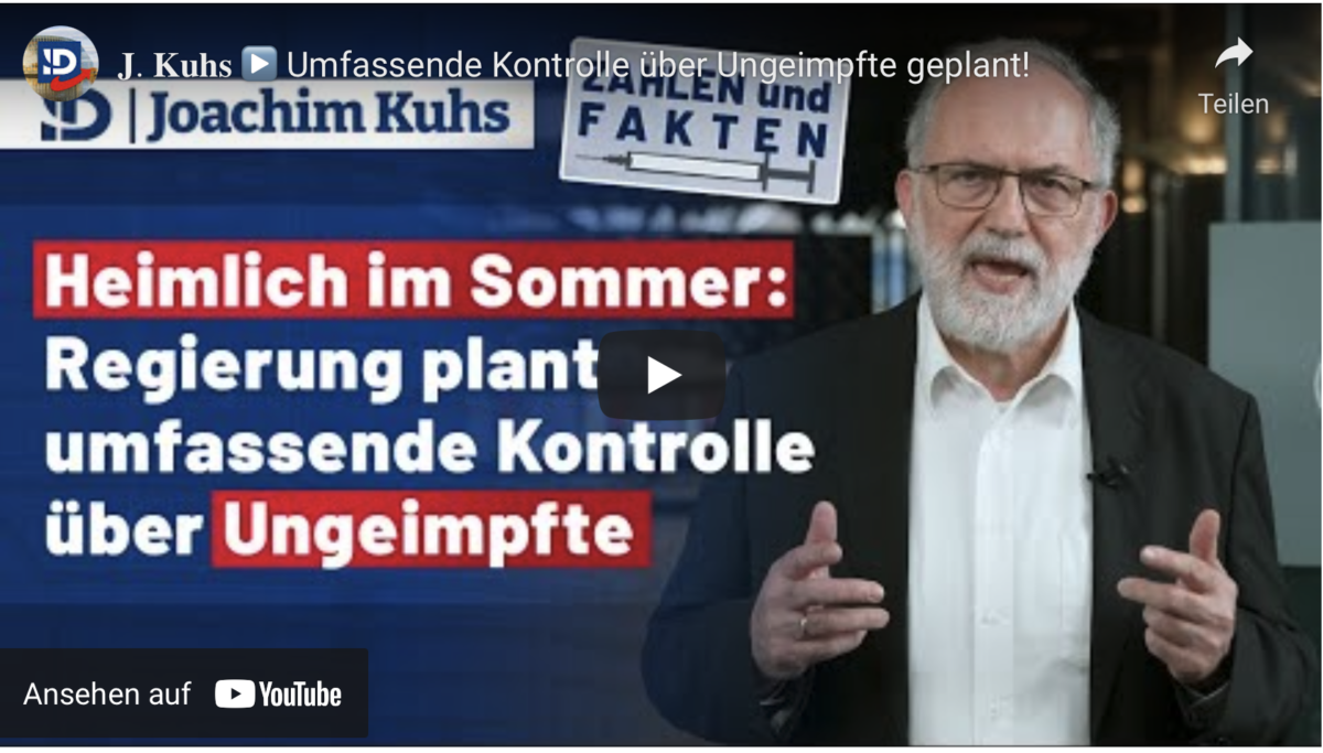 Eilmeldung: Umfassende Kontrolle über Ungeimpfte geplant!