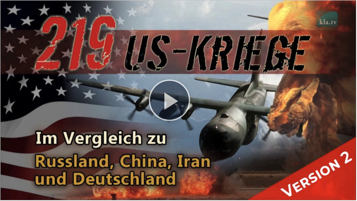 219 US-Kriege im Vergleich zu Russland, China, Iran und Deutschland (Version 2)