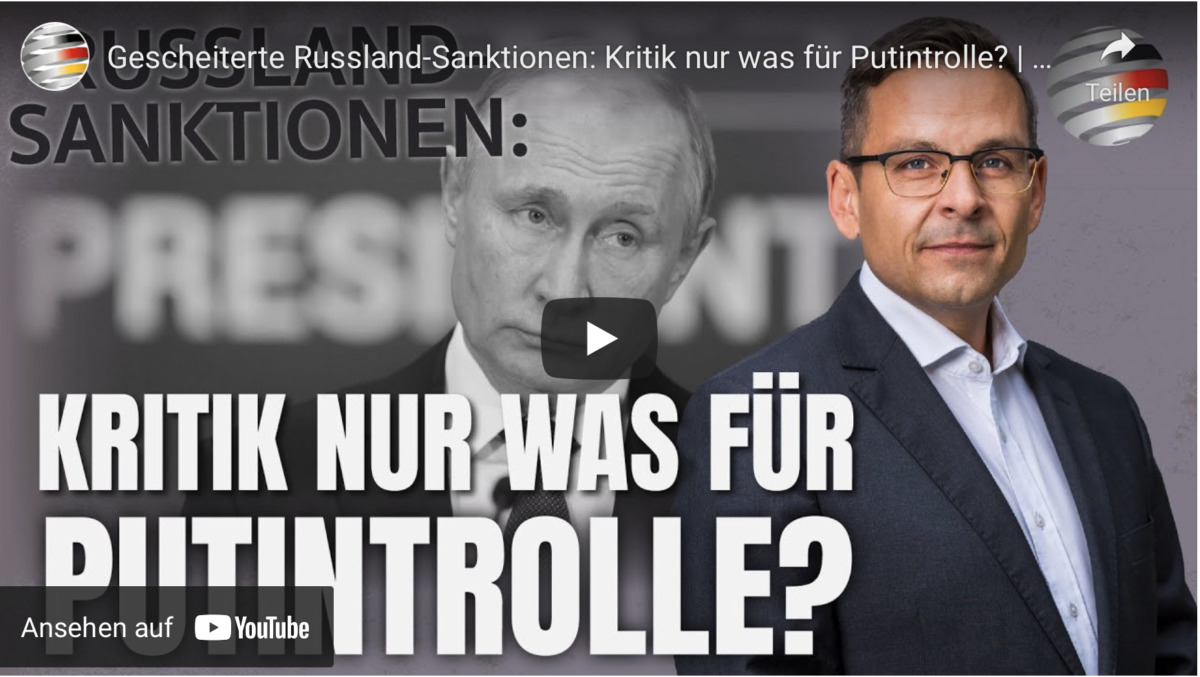 Gescheiterte Russland-Sanktionen: Kritik nur was für Putintrolle?