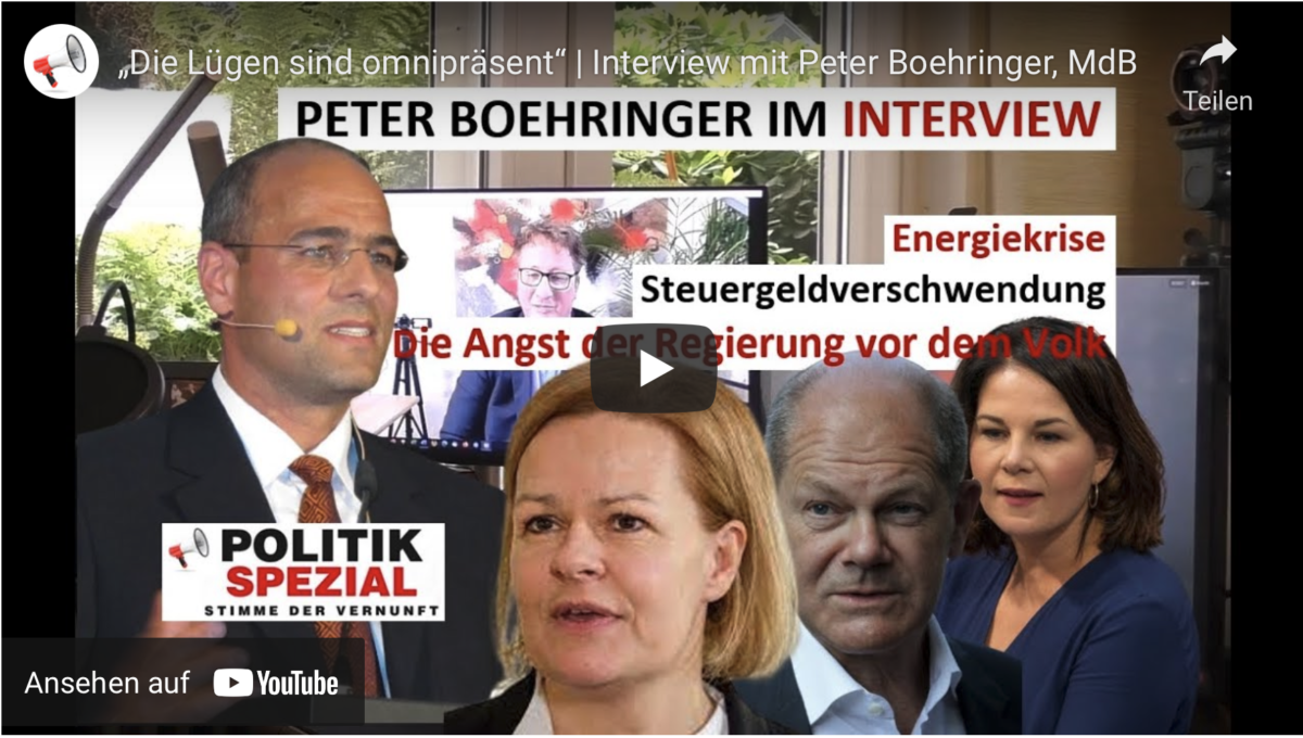 Politik: „Die Lügen sind omnipräsent“!