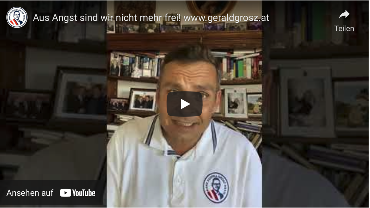 Aus Angst sind wir nicht mehr frei!