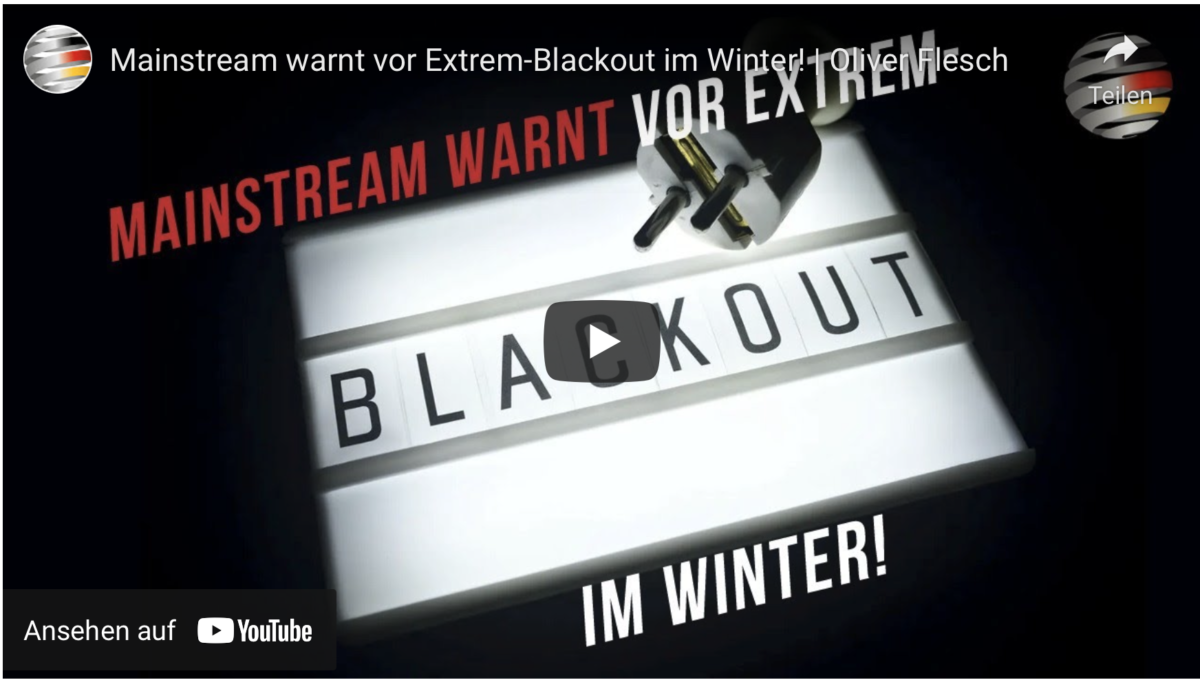 Mainstream warnt vor Extrem-Blackout im Winter!
