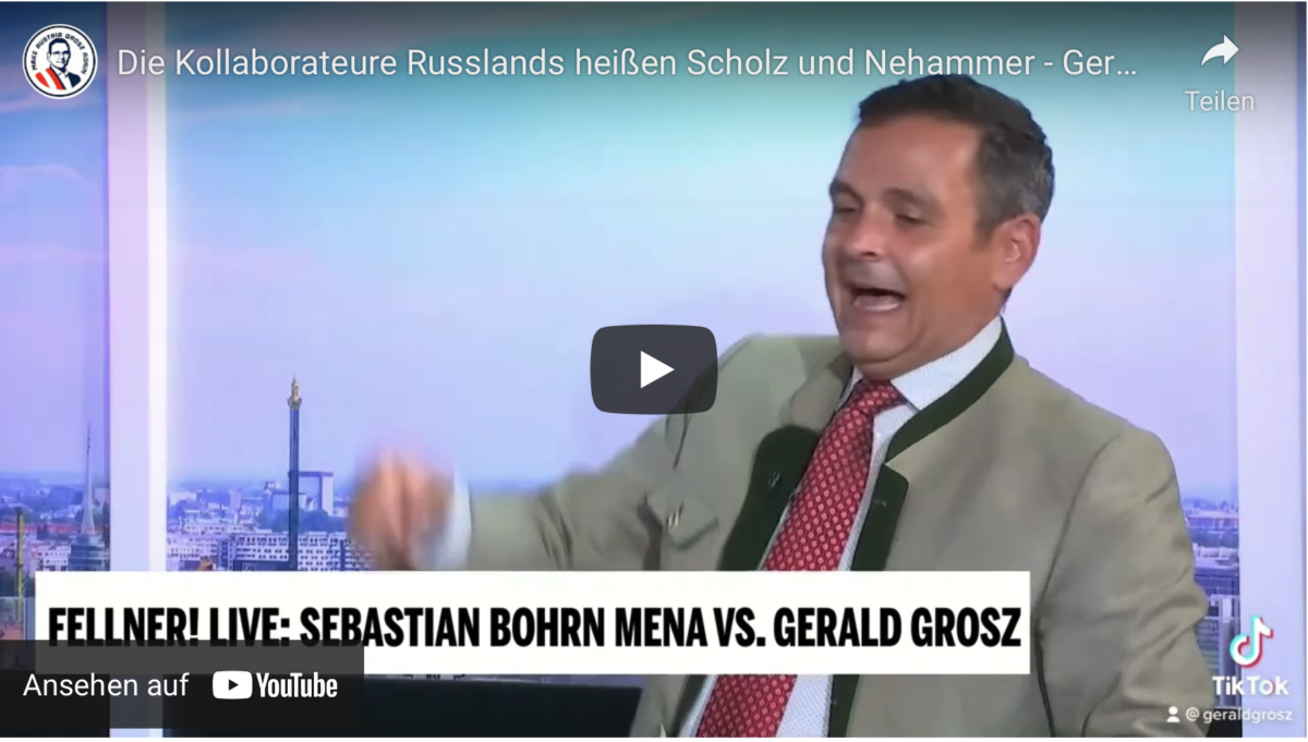 Die Kollaborateure Russlands heißen Scholz und Nehammer!