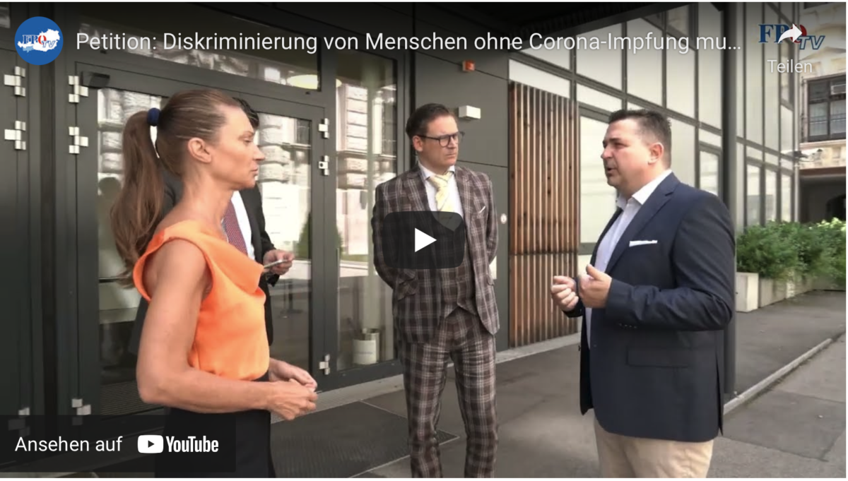 Petition: Diskriminierung von Menschen ohne Corona-Impfung muss gesetzlich verhindert werden!