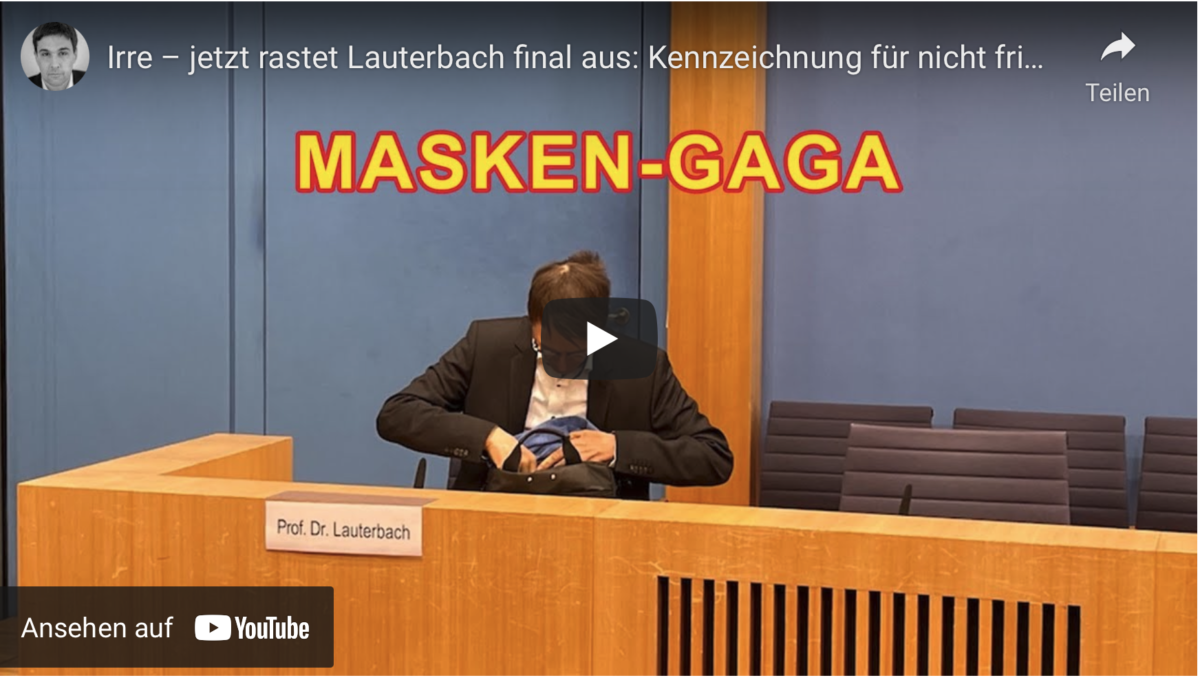 Irre – jetzt rastet Lauterbach final aus: Kennzeichnung für nicht frisch Geimpfte und Ungetestete