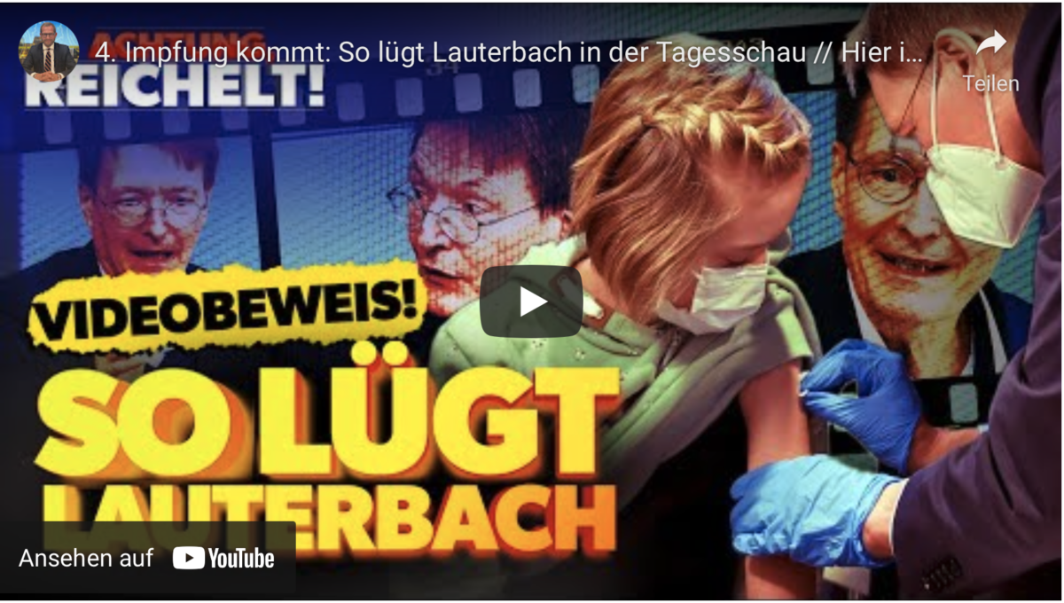 4. Impfung kommt: So lügt Lauterbach in der Tagesschau – Hier ist der Videobeweis!