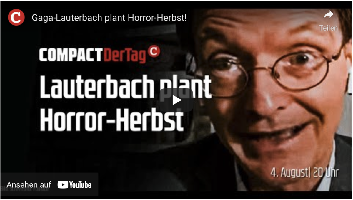 Gaga-Lauterbach plant Horror-Herbst!