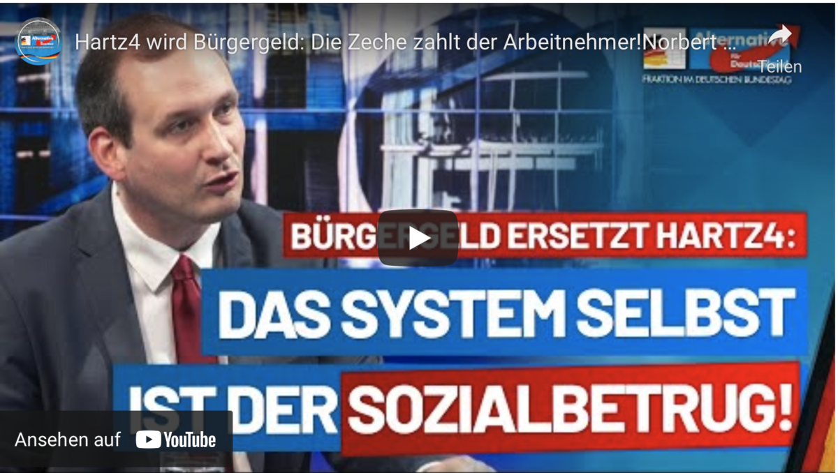 Hartz4 wird Bürgergeld: Die Zeche zahlt der Arbeitnehmer!