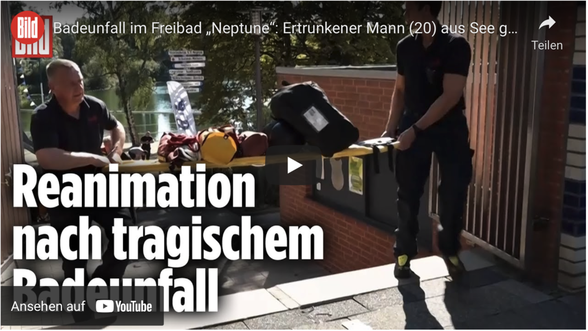 Badeunfall im Freibad „Neptune“: Ertrunkener Mann (20) aus See geborgen!
