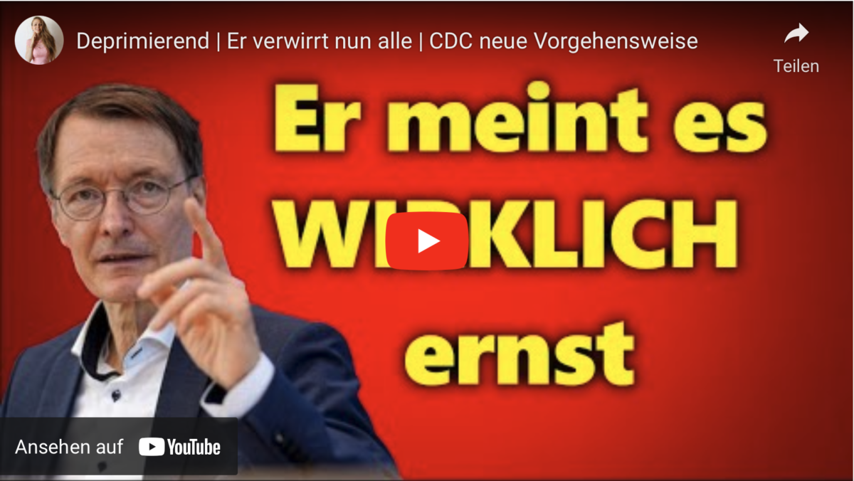 Deprimierend | Er verwirrt nun alle | CDC neue Vorgehensweise