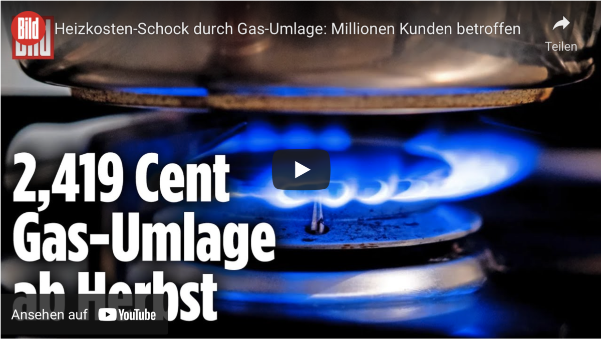 Heizkosten-Schock durch Gas-Umlage: Millionen Kunden betroffen!