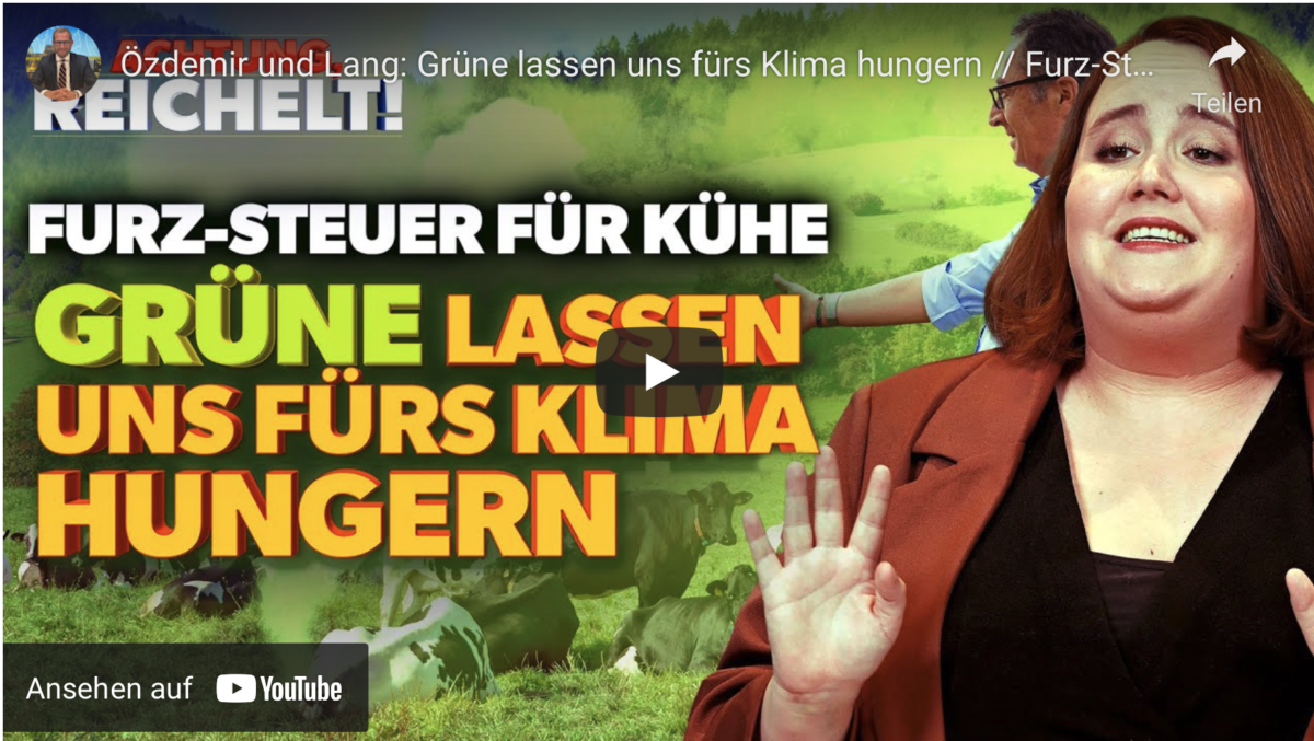 Özdemir und Lang: Grüne lassen uns fürs Klima hungern!