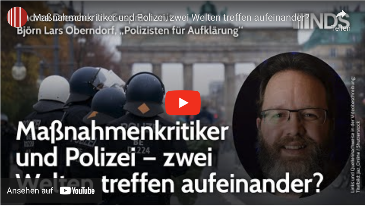 Maßnahmenkritiker und Polizei, zwei Welten treffen aufeinander?