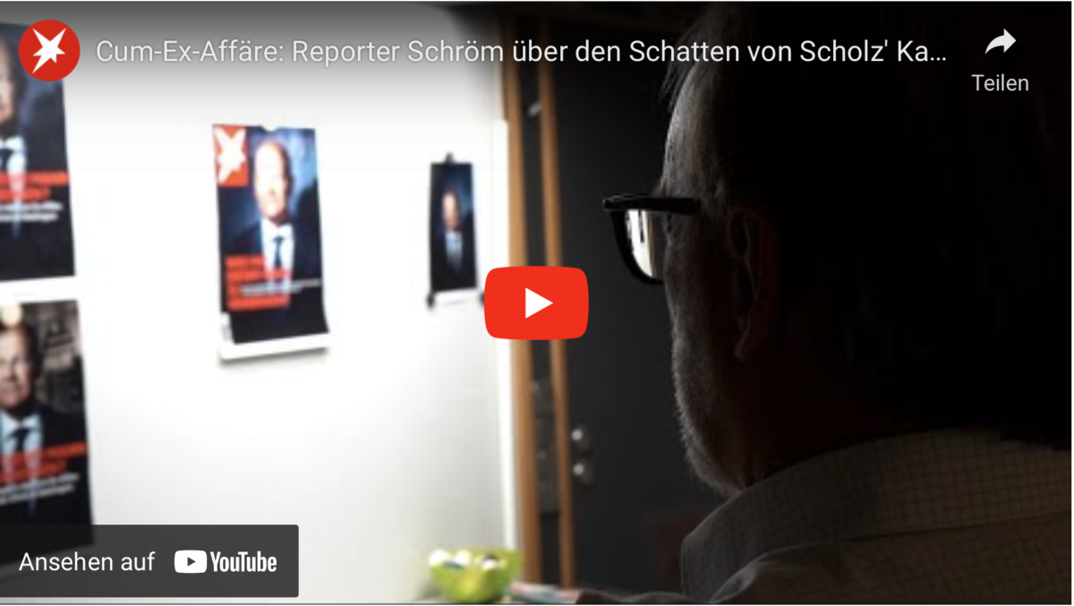 Cum-Ex-Affäre: Reporter Schröm über den Schatten von Scholz‘ Kanzlerschaft!
