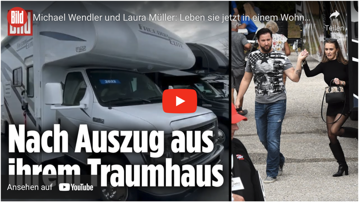 Michael Wendler und Laura Müller: Leben sie jetzt in einem Wohnmobil?
