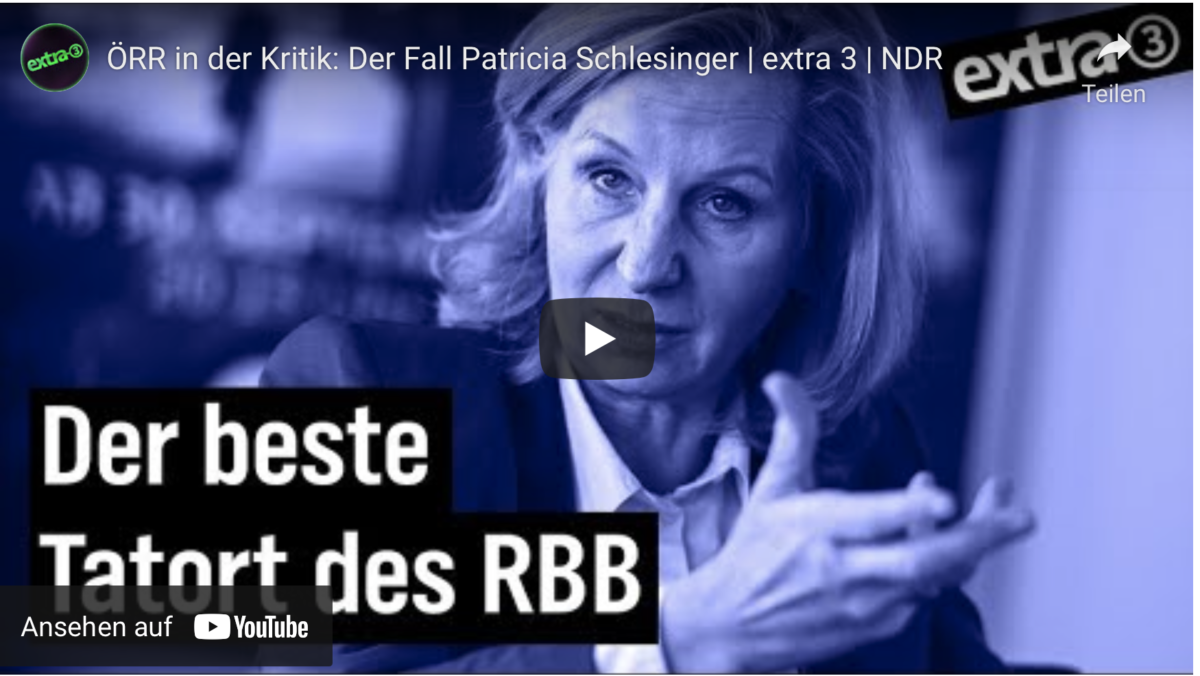 ÖRR in der Kritik: Der Fall Patricia Schlesinger!