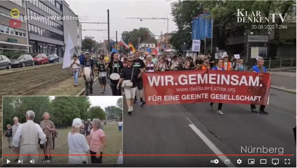 LIVE: Demo in Nürnberg – 75 Jahre Nürnberger Kodex!