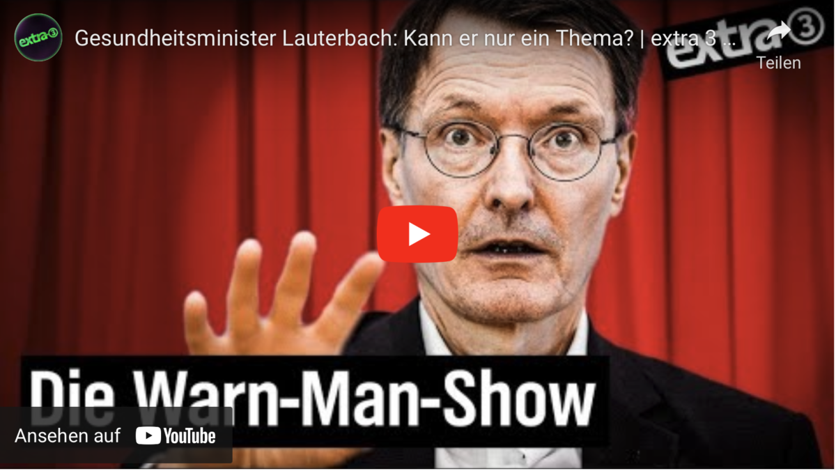 Gesundheitsminister Lauterbach: Kann er nur ein Thema?